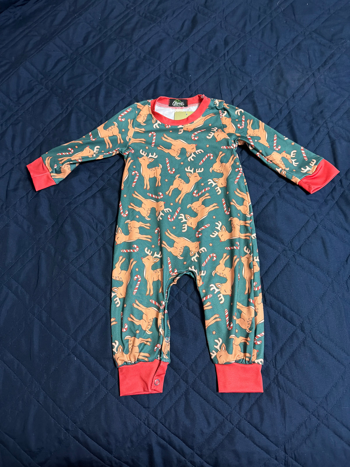 Rudolph romper by Clover cottage