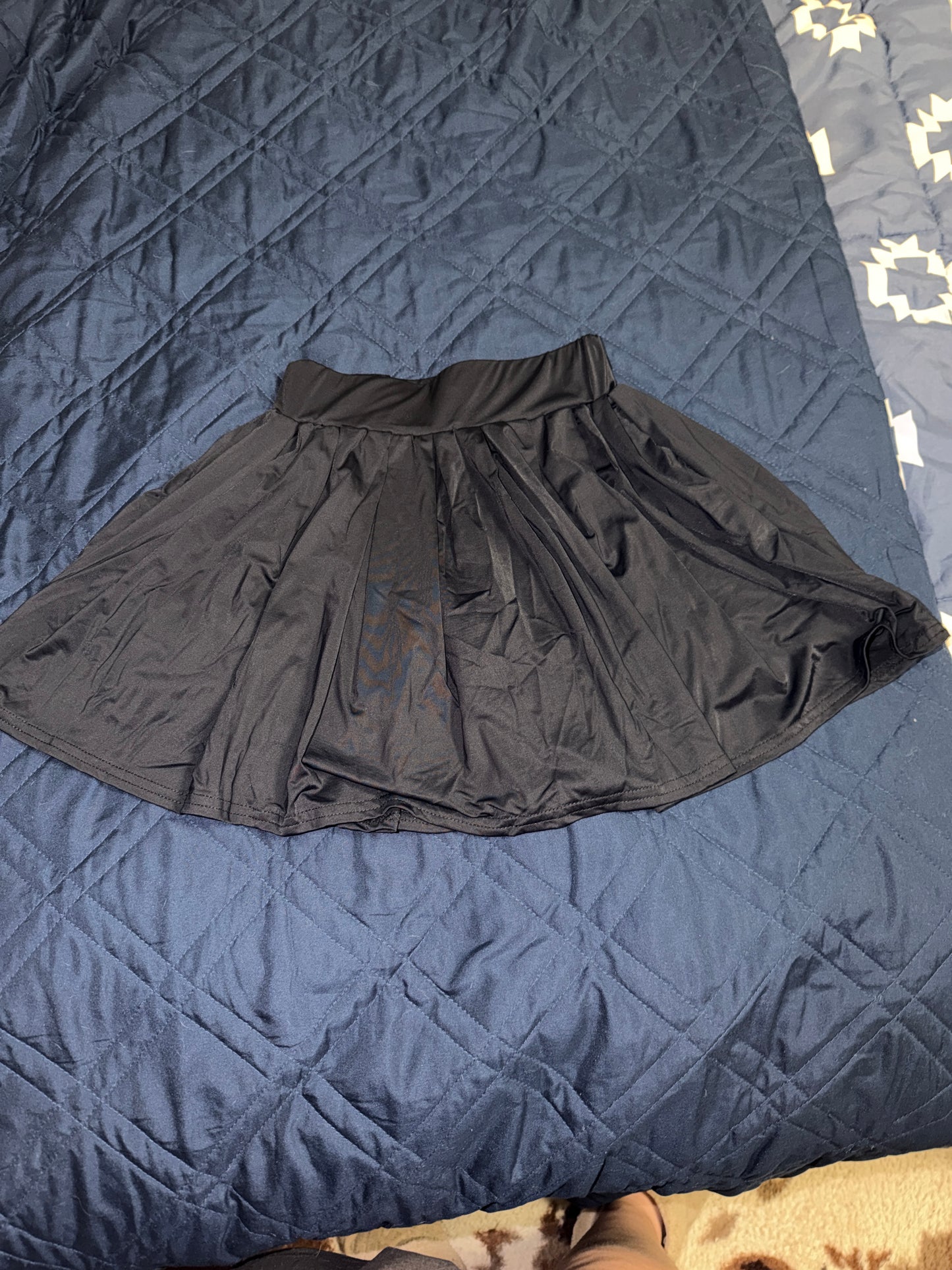 Black Active Skort