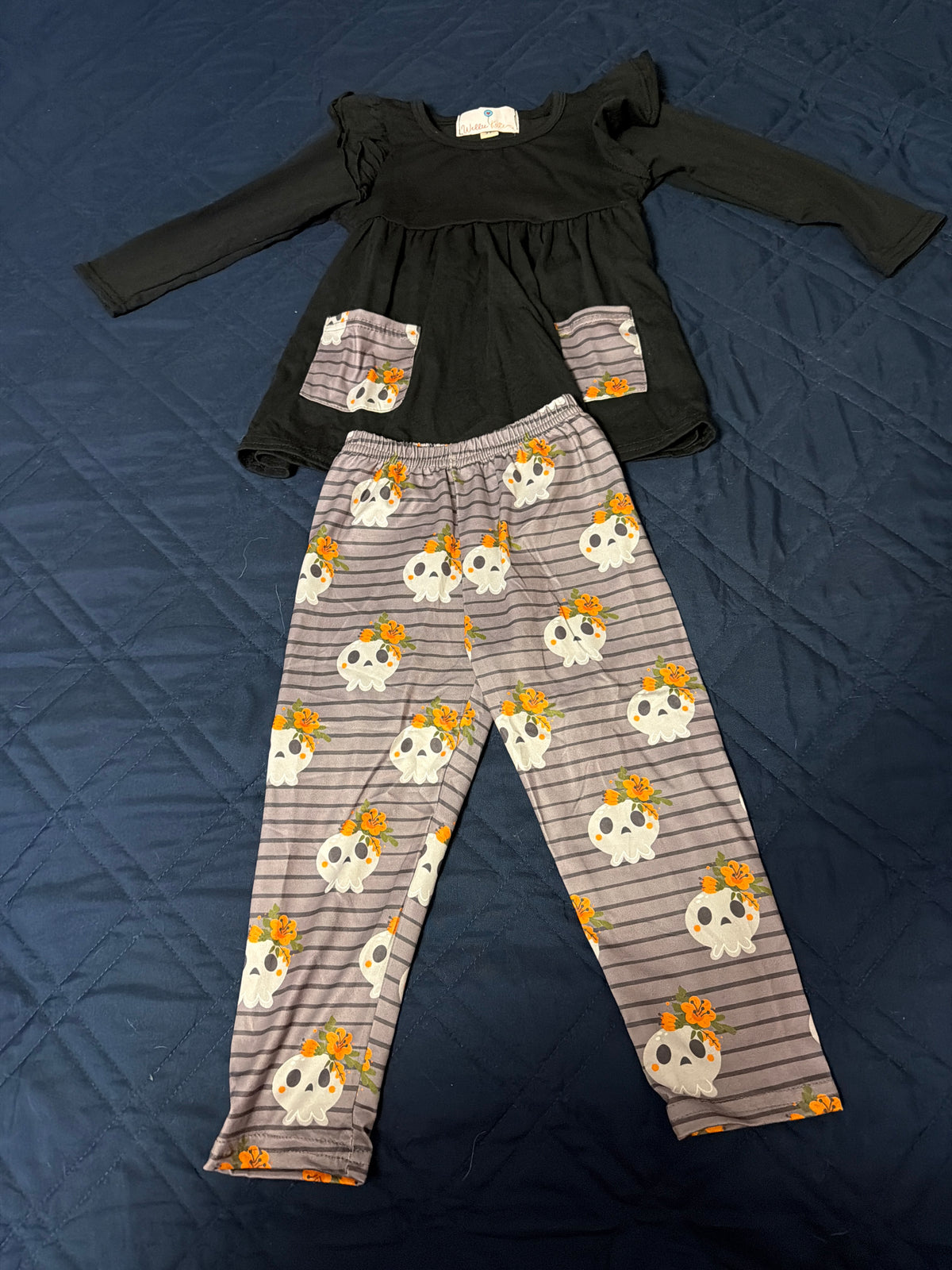 Sugar skull pants set