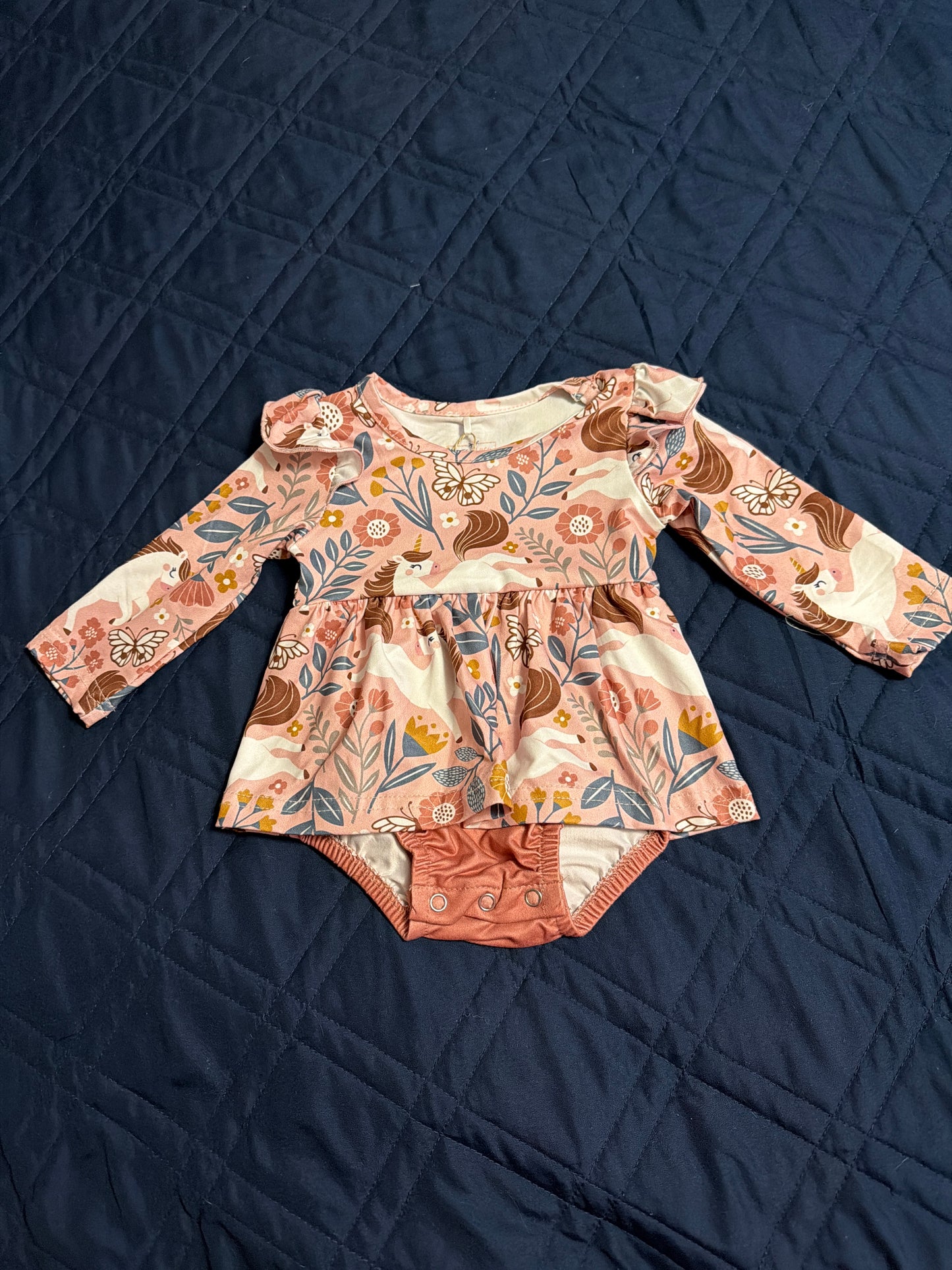 Meadow magic girls infant romper
