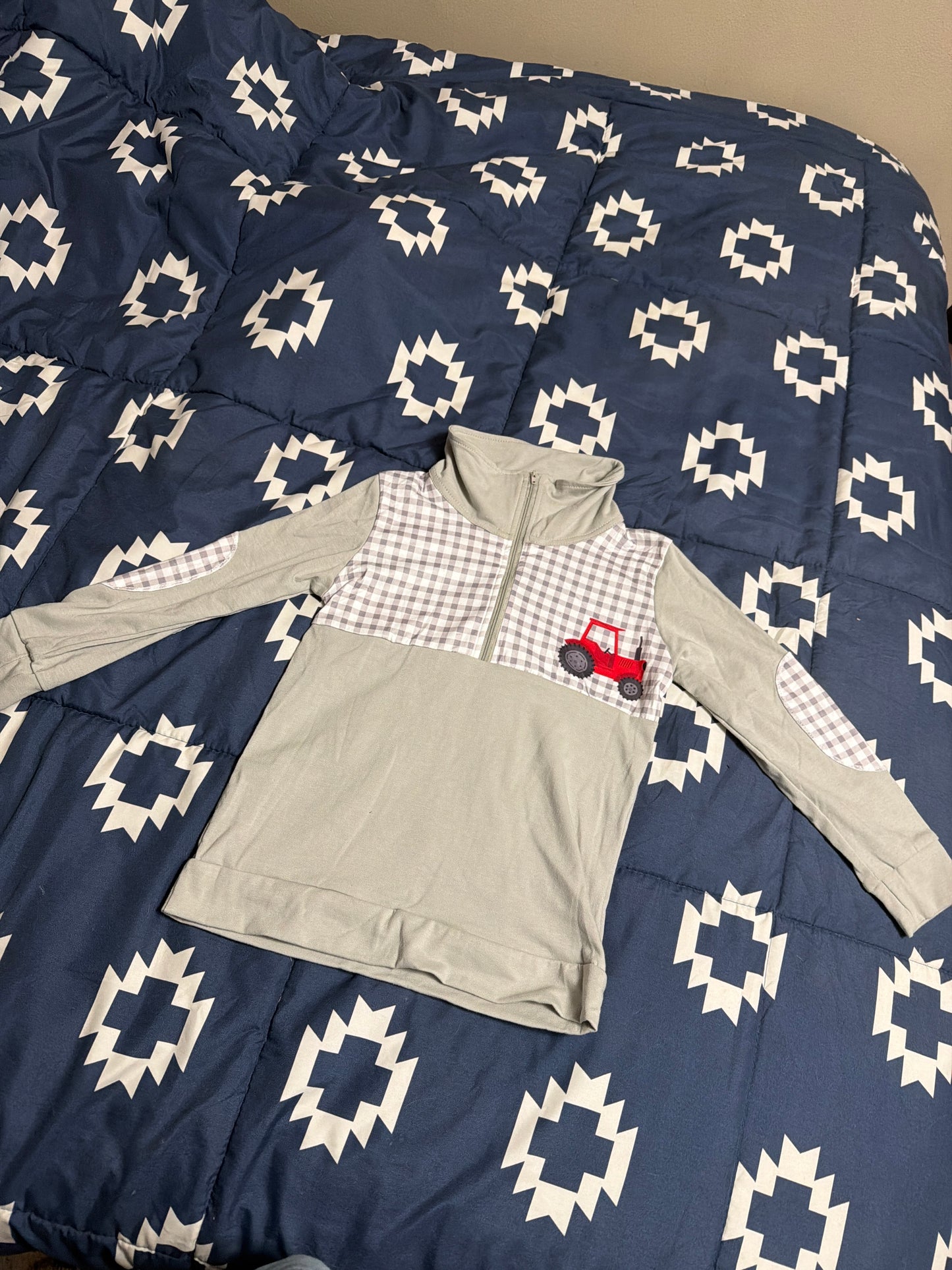 Tractor quarter zip