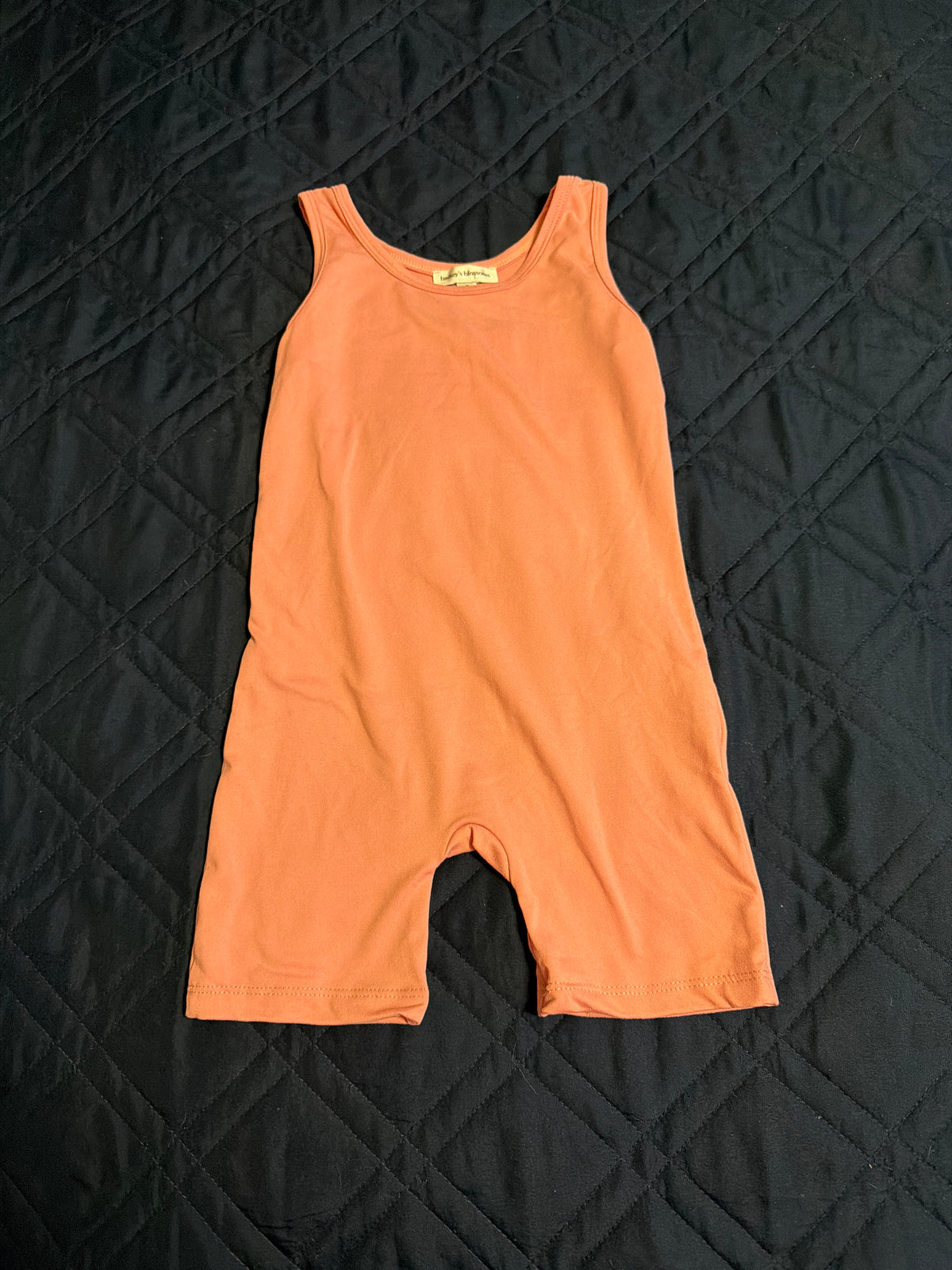 Gigi bike short romper pink