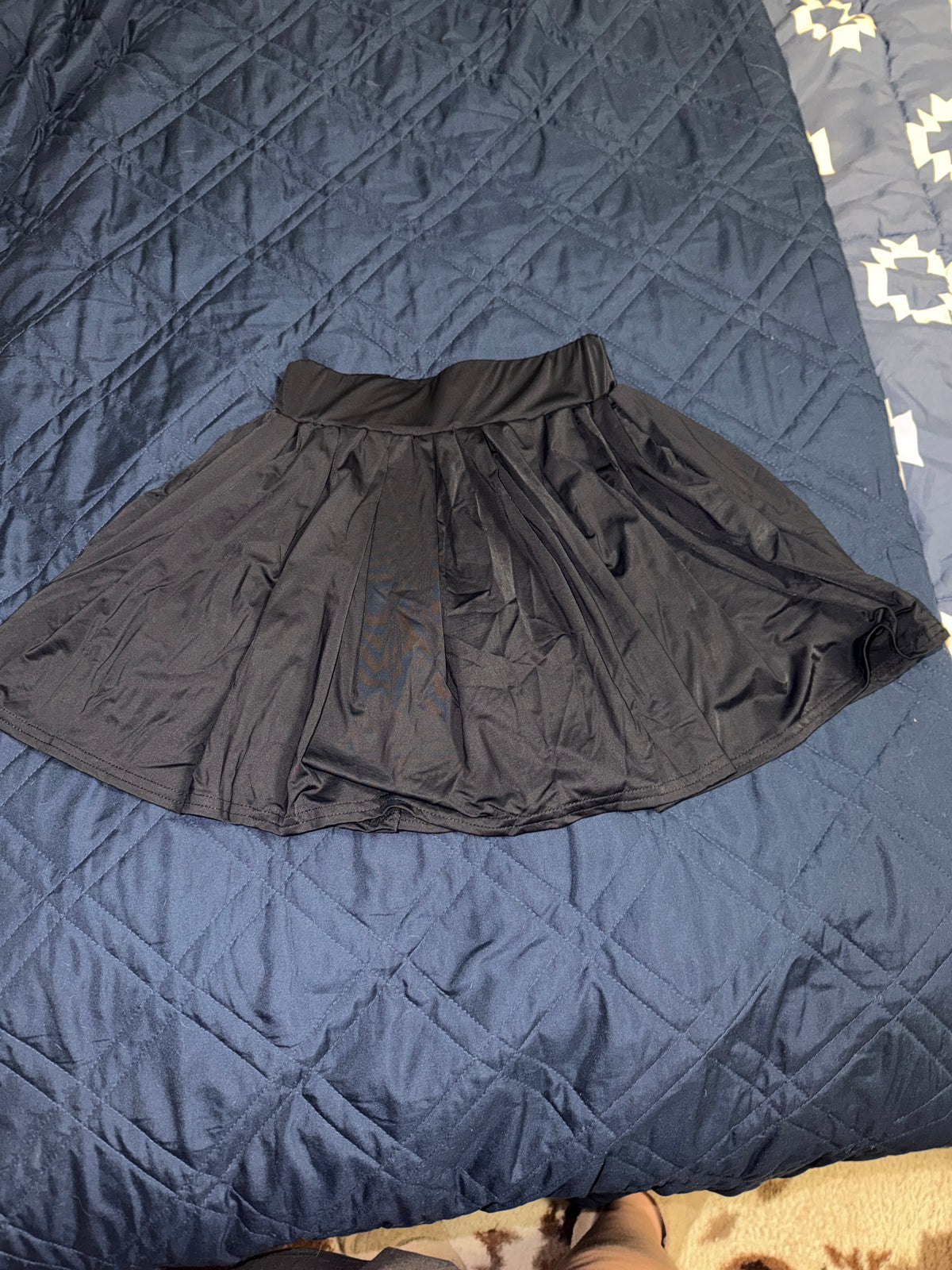Black Active Skort
