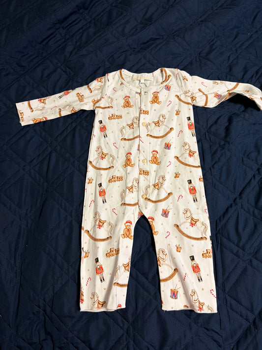 Beary Christmas romper by the oaks apparel company