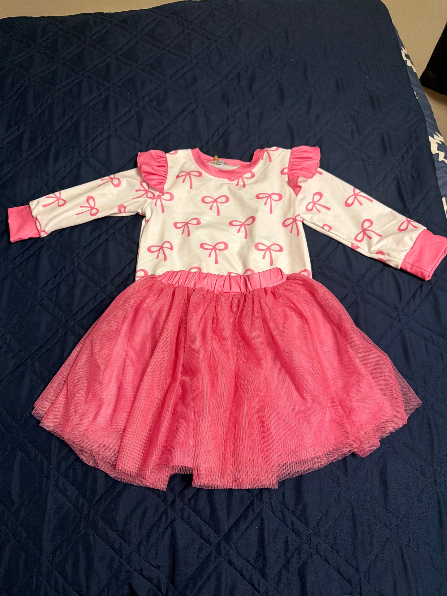 Hot pink skirt set