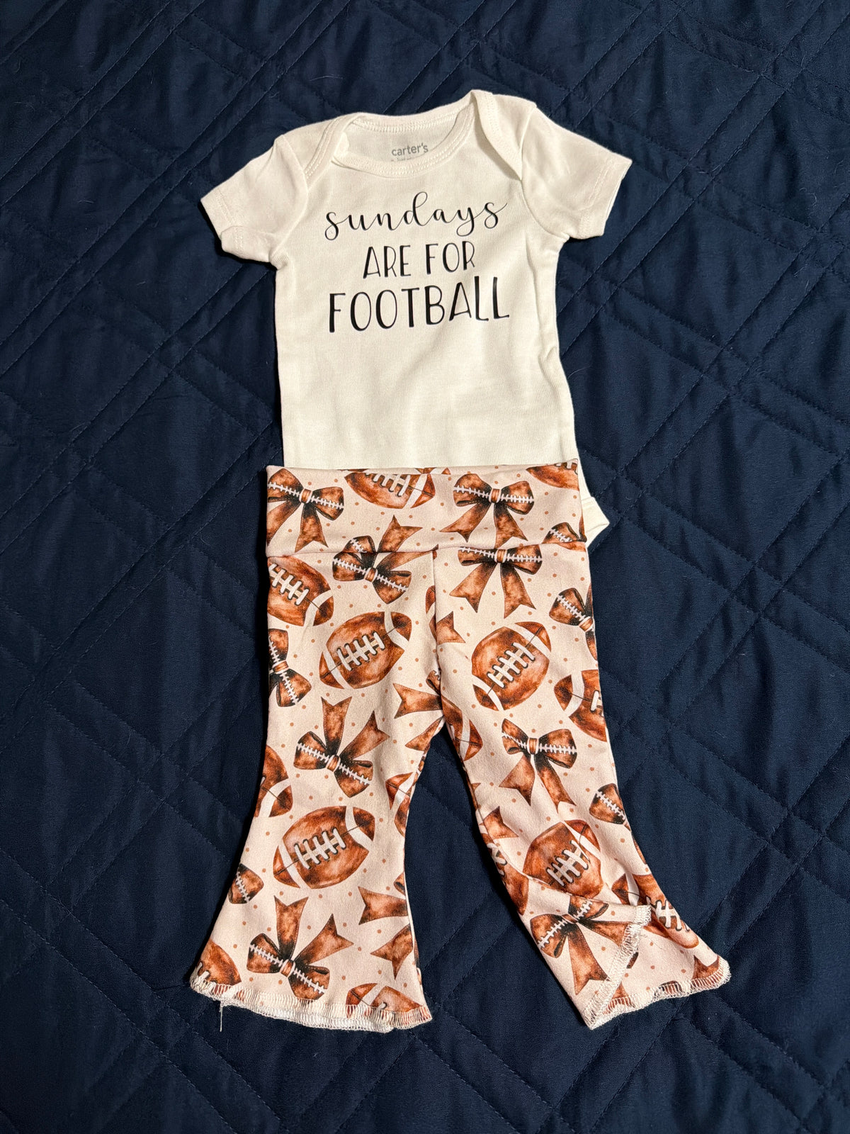 Football and Bow set