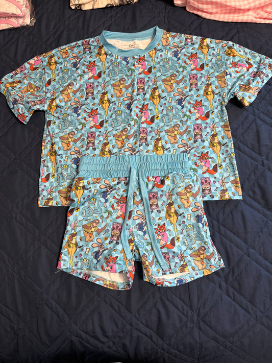 Zootopia set milk silk